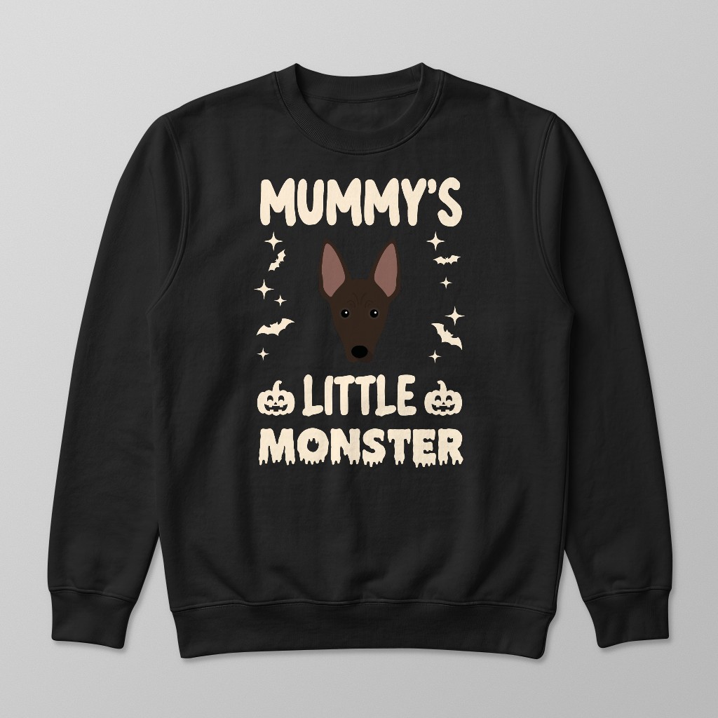 Mummy's Little Monster: Personalised {breedFullName} Sweatshirt