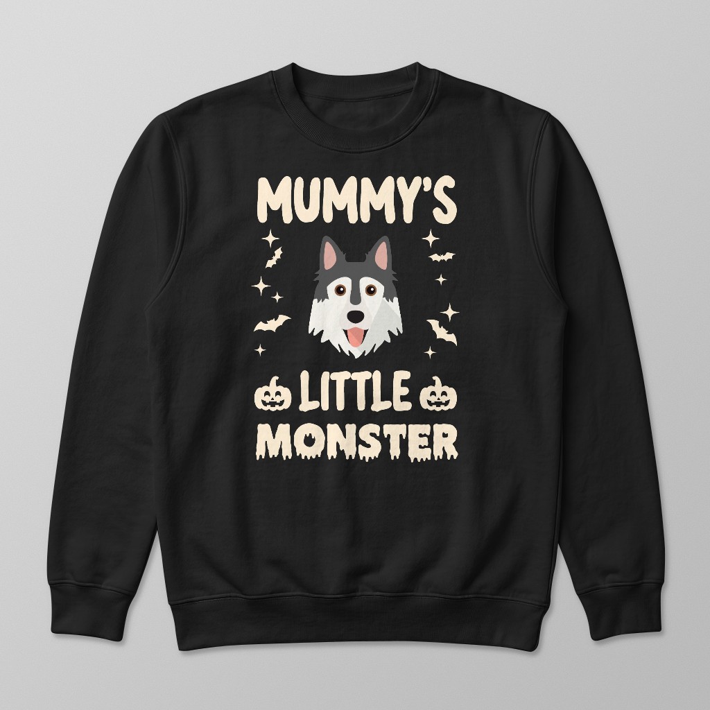 Mummy's Little Monster: Personalised {breedFullName} Sweatshirt