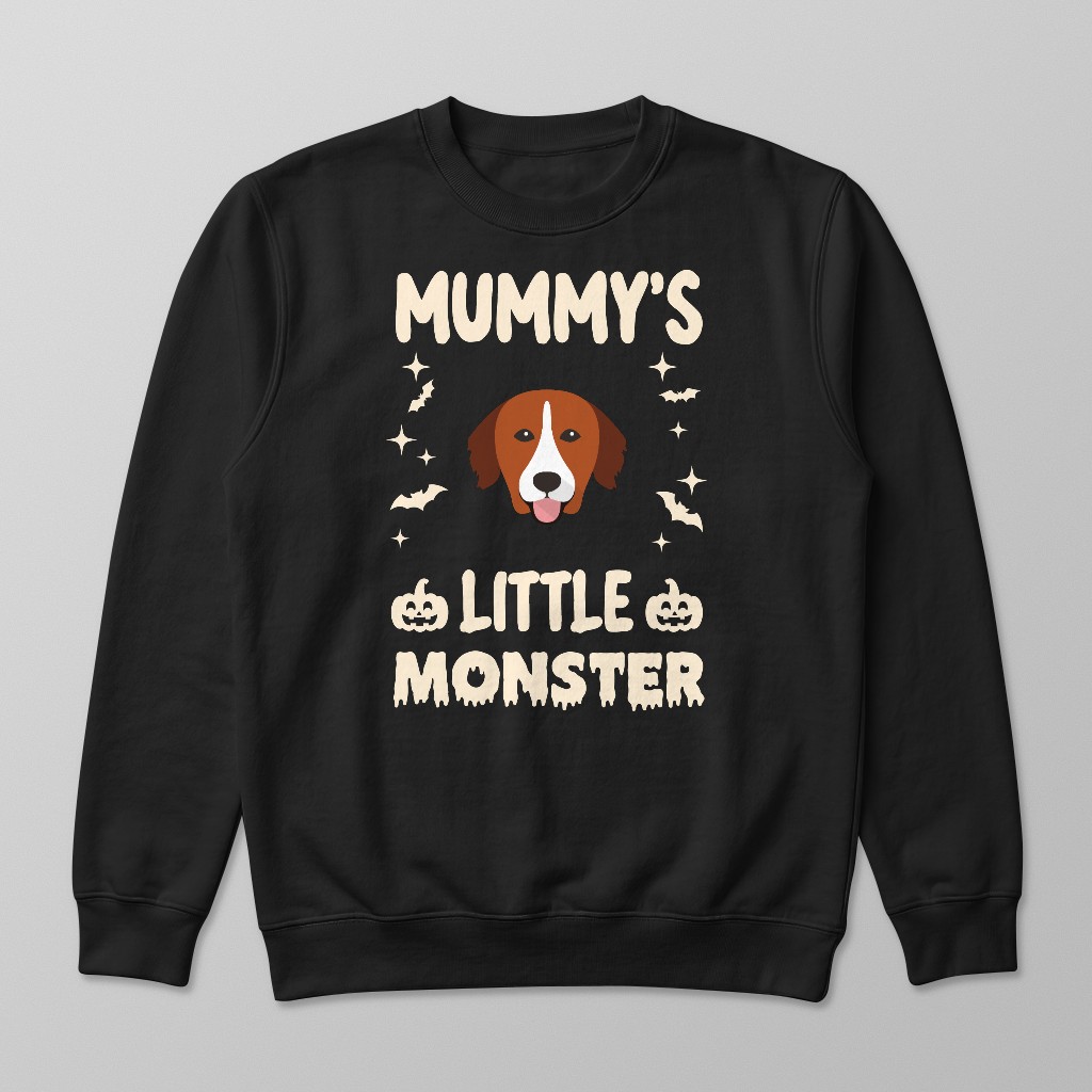 Mummy's Little Monster: Personalised {breedFullName} Sweatshirt
