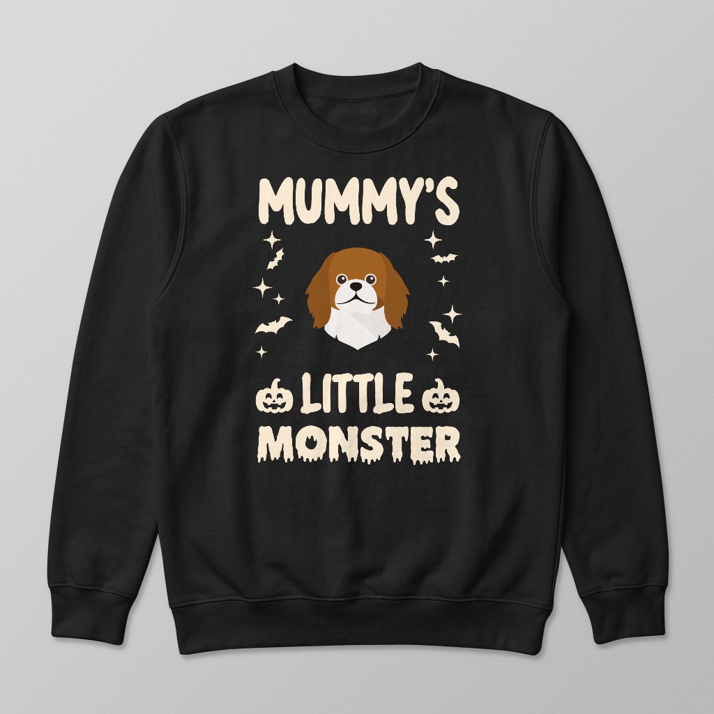 Mummy's Little Monster: Personalised {breedFullName} Sweatshirt