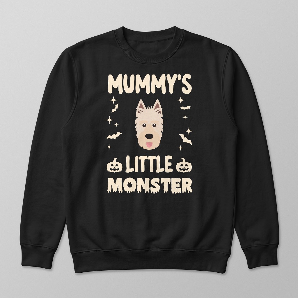 Mummy's Little Monster: Personalised {breedFullName} Sweatshirt