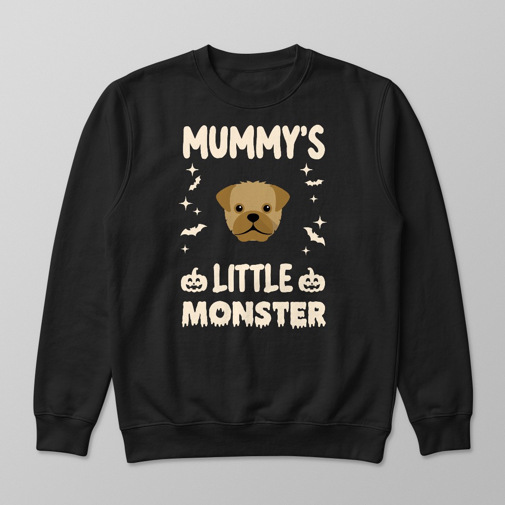 Mummy's Little Monster: Personalised {breedFullName} Sweatshirt