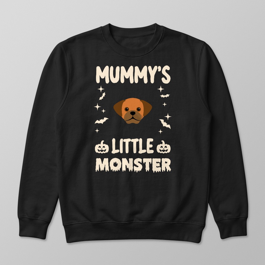 Mummy's Little Monster: Personalised {breedFullName} Sweatshirt