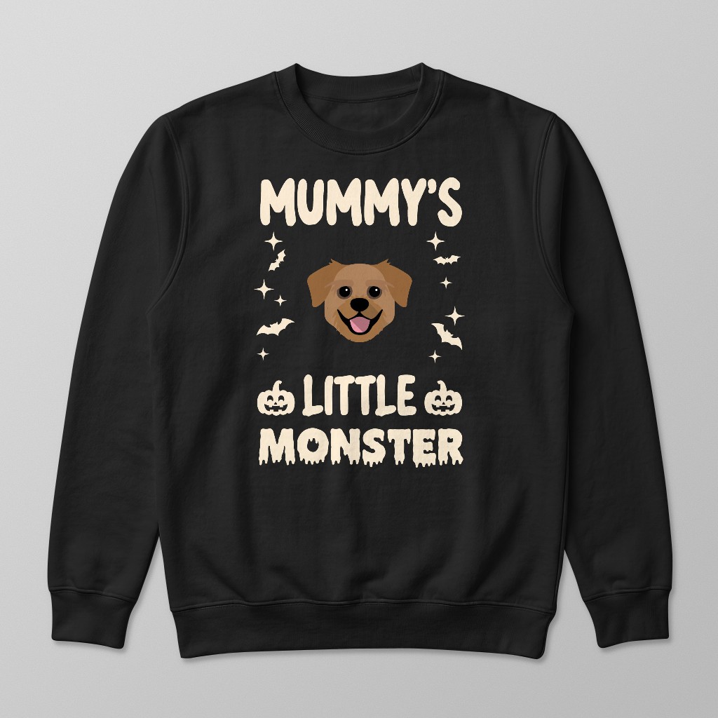 Mummy's Little Monster: Personalised {breedFullName} Sweatshirt