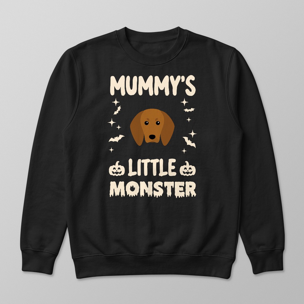 Mummy's Little Monster: Personalised {breedFullName} Sweatshirt