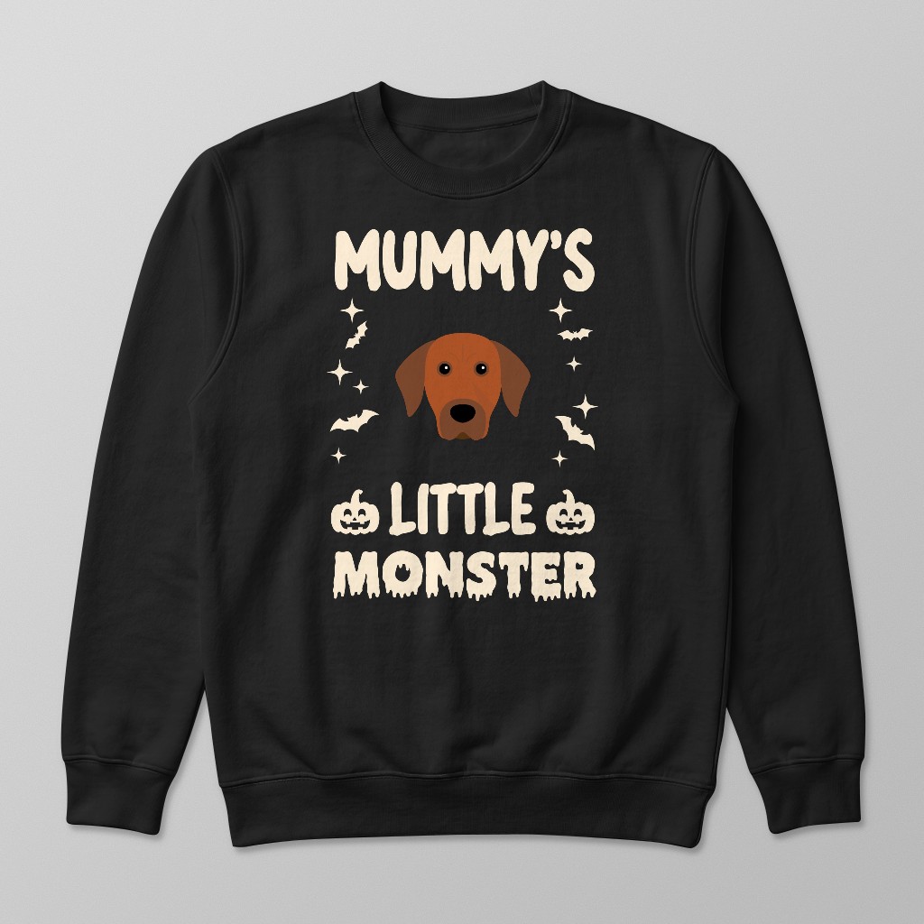 Mummy's Little Monster: Personalised {breedFullName} Sweatshirt