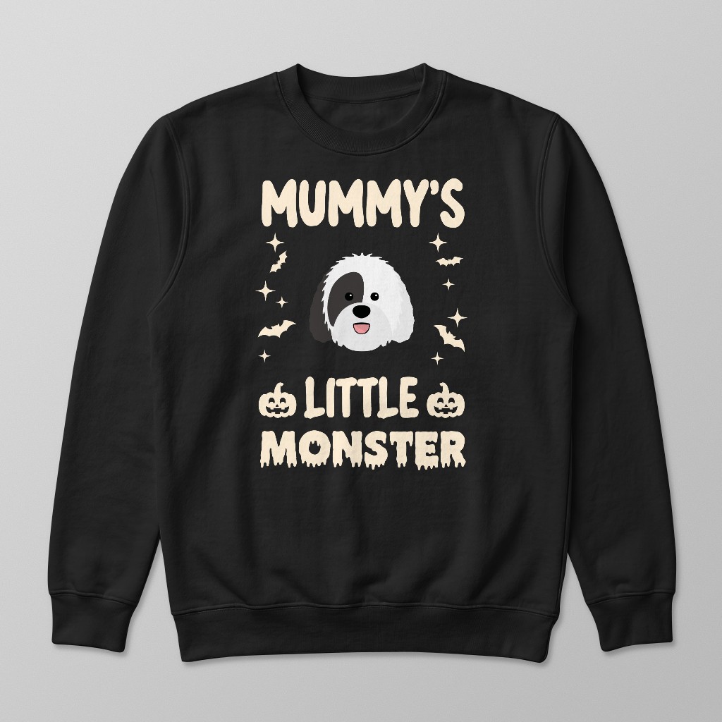 Mummy's Little Monster: Personalised {breedFullName} Sweatshirt