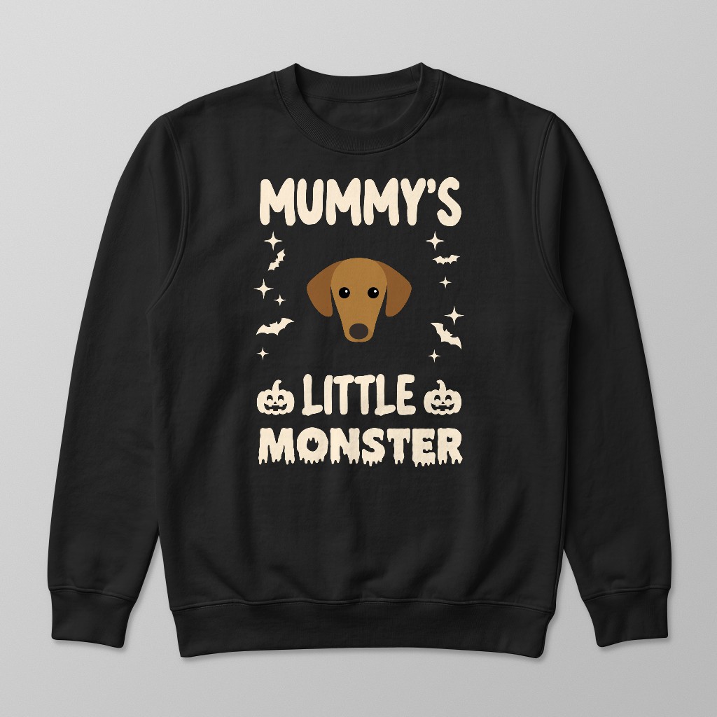 Mummy's Little Monster: Personalised {breedFullName} Sweatshirt