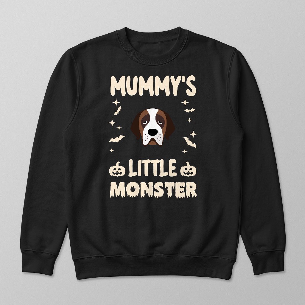 Mummy's Little Monster: Personalised {breedFullName} Sweatshirt