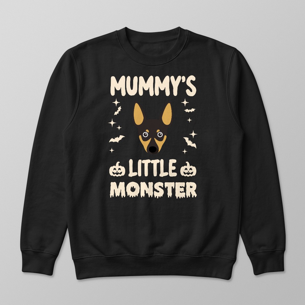 Mummy's Little Monster: Personalised {breedFullName} Sweatshirt