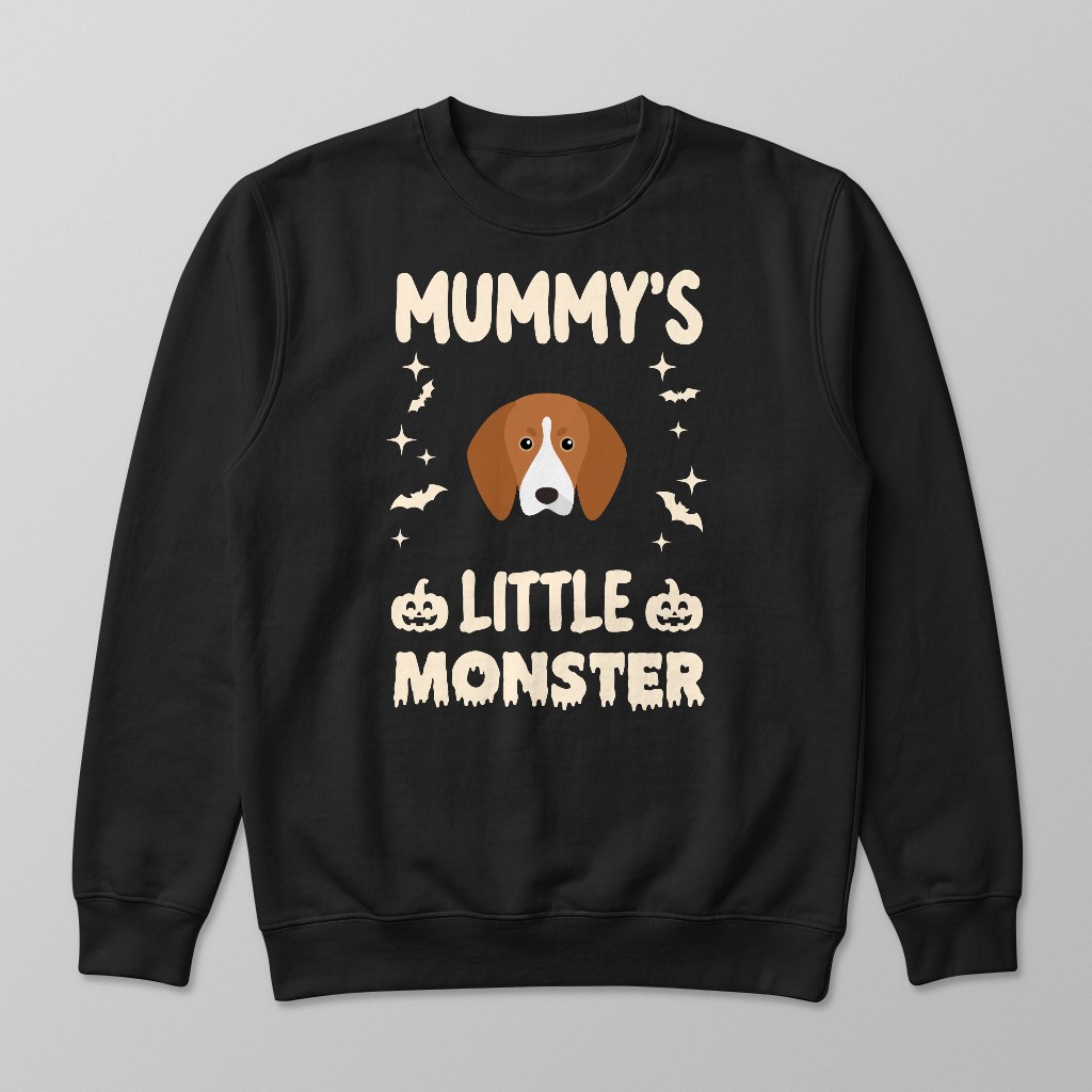 Mummy's Little Monster: Personalised {breedFullName} Sweatshirt
