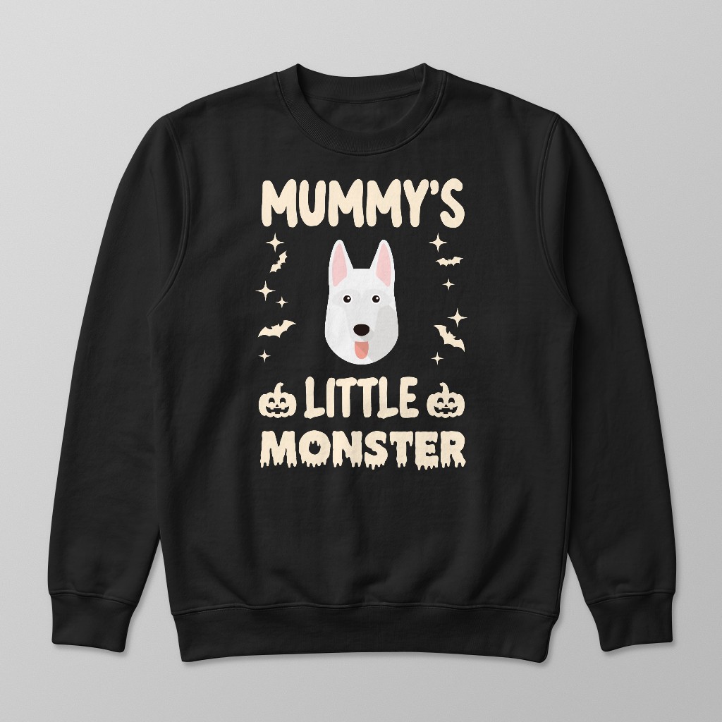 Mummy's Little Monster: Personalised {breedFullName} Sweatshirt