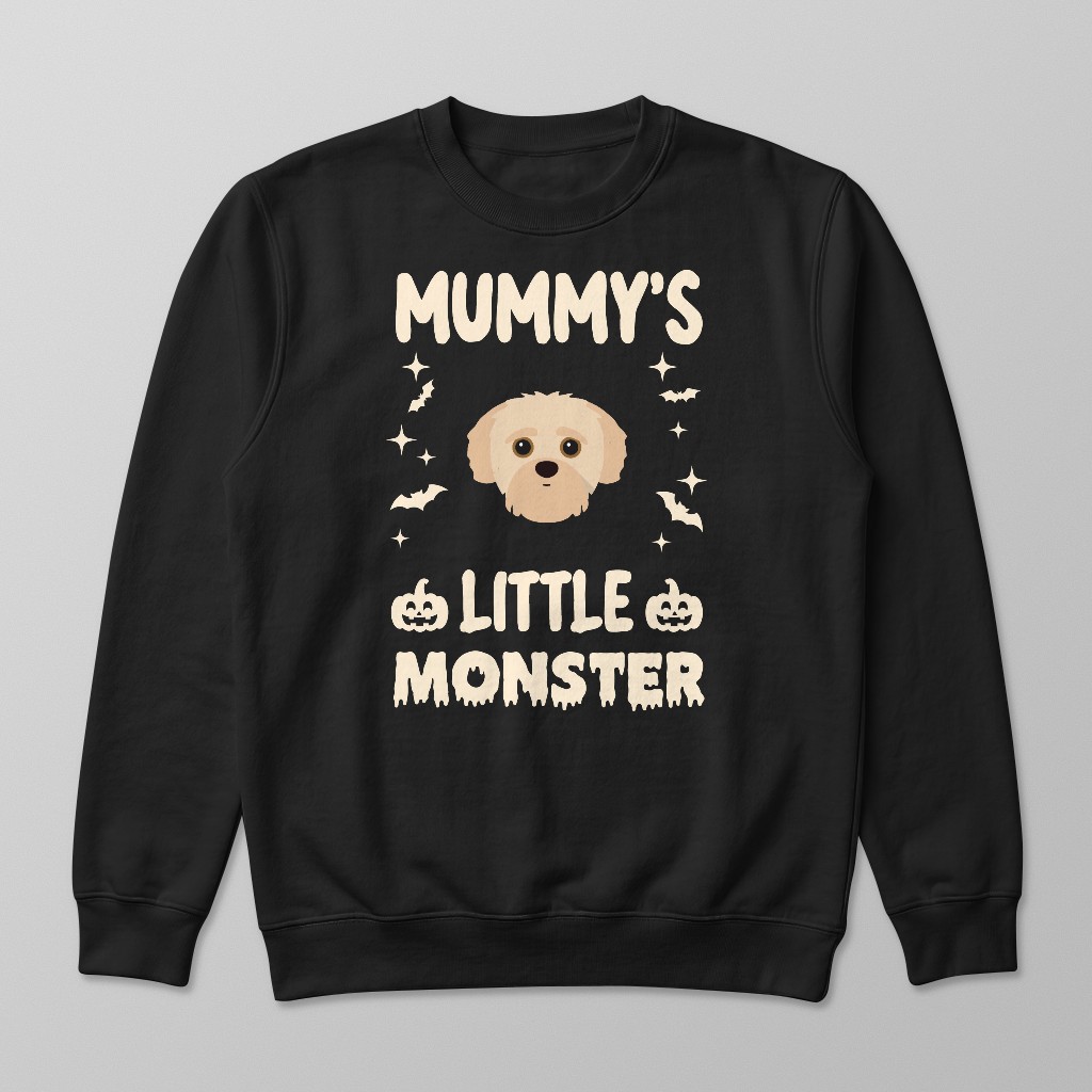 Mummy's Little Monster: Personalised {breedFullName} Sweatshirt