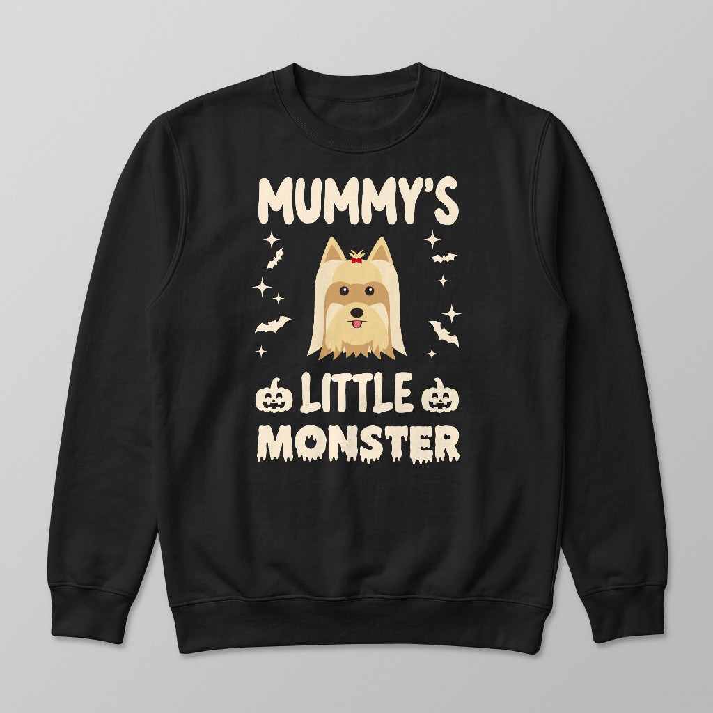 Mummy's Little Monster: Personalised {breedFullName} Sweatshirt