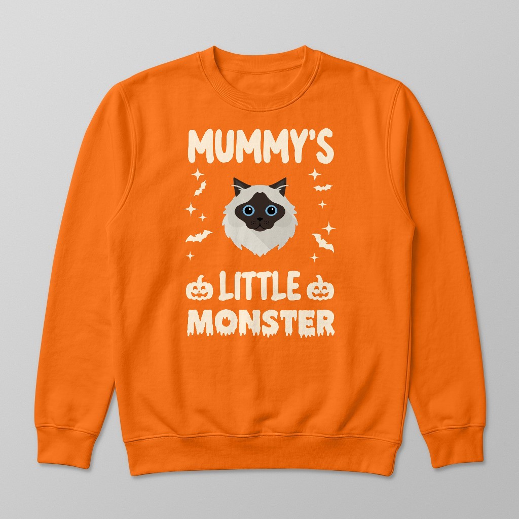 Mummy's Little Monster: Personalised {breedFullName} Sweatshirt