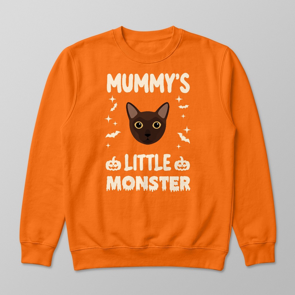 Mummy's Little Monster: Personalised {breedFullName} Sweatshirt