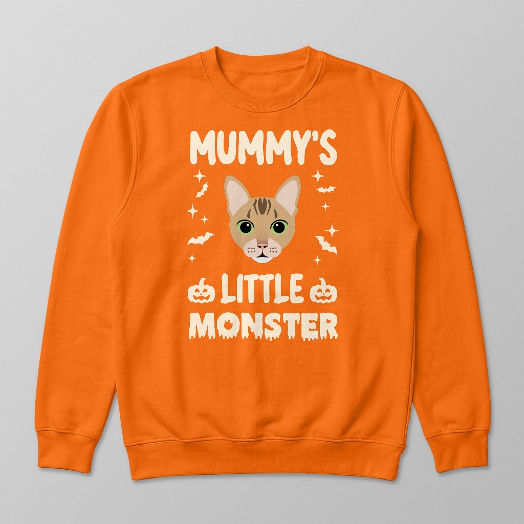 Mummy's Little Monster: Personalised {breedFullName} Sweatshirt