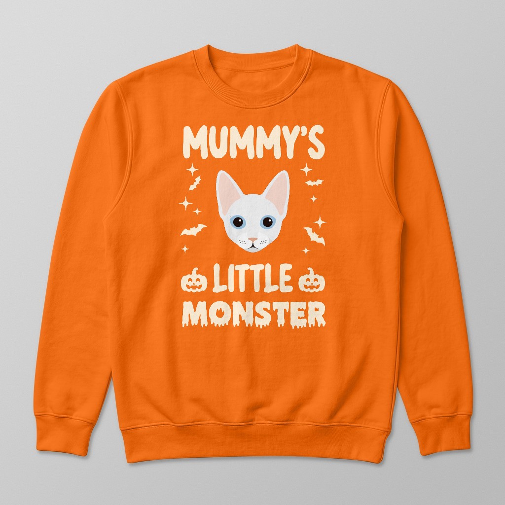 Mummy's Little Monster: Personalised {breedFullName} Sweatshirt