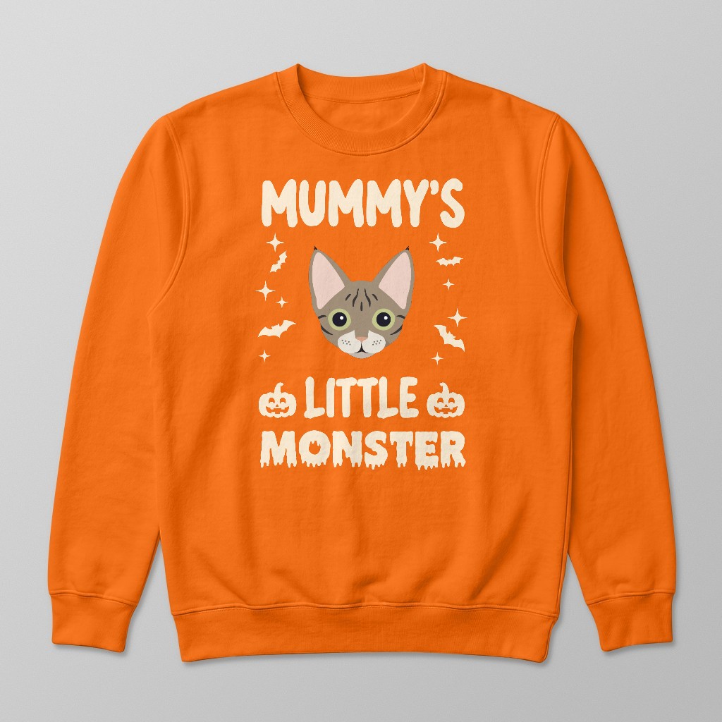Mummy's Little Monster: Personalised {breedFullName} Sweatshirt