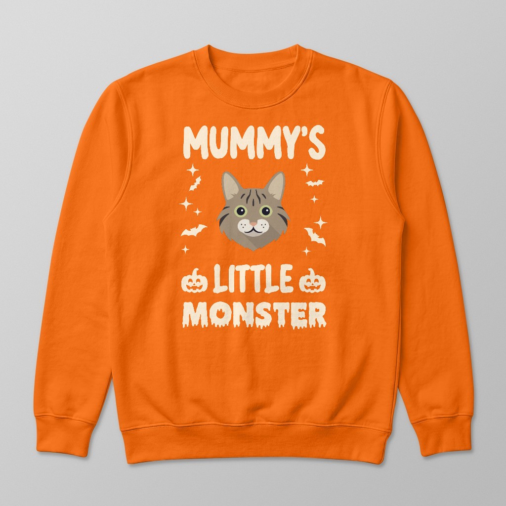 Mummy's Little Monster: Personalised {breedFullName} Sweatshirt