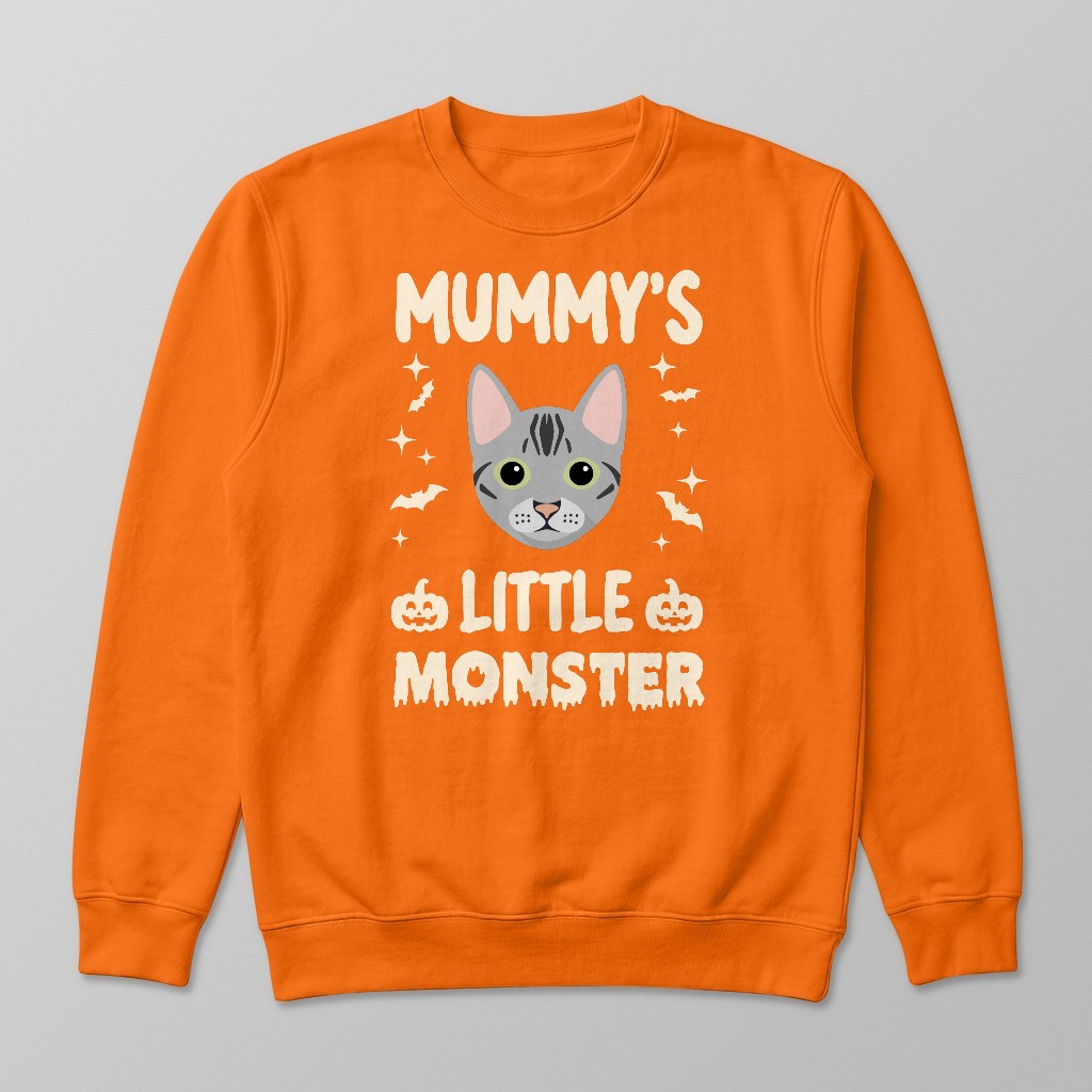 Mummy's Little Monster: Personalised {breedFullName} Sweatshirt