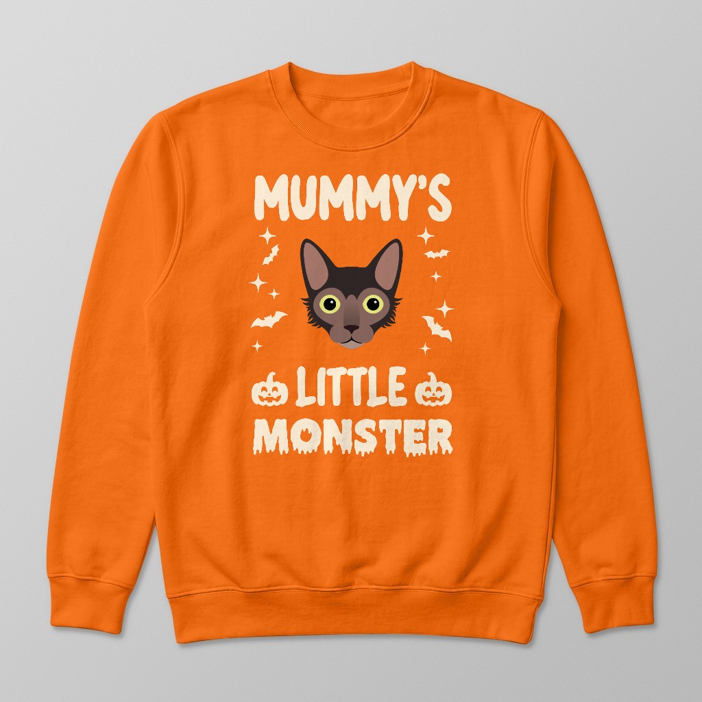 Mummy's Little Monster: Personalised {breedFullName} Sweatshirt