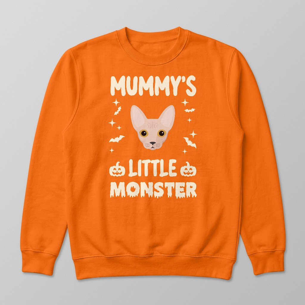 Mummy's Little Monster: Personalised {breedFullName} Sweatshirt
