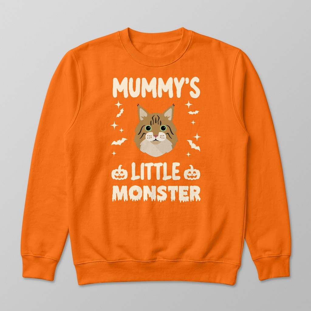 Mummy's Little Monster: Personalised {breedFullName} Sweatshirt