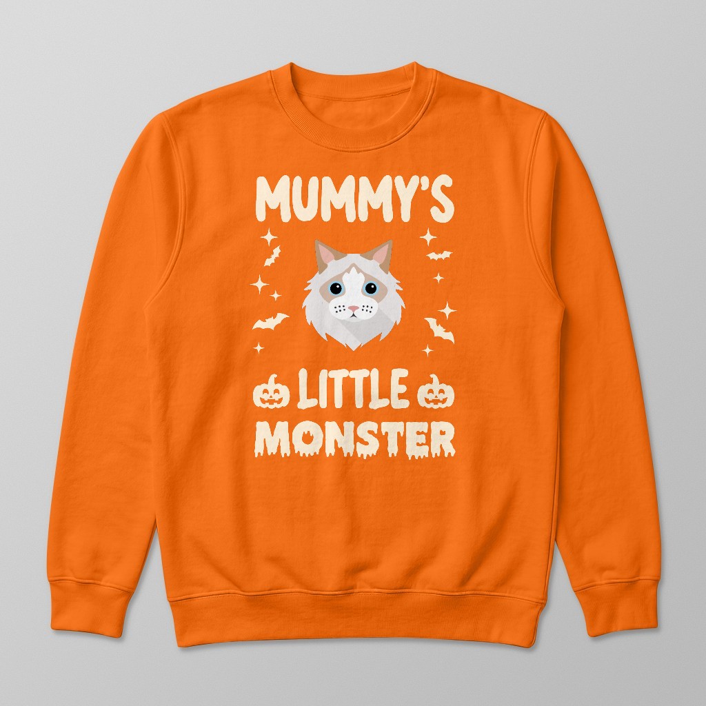 Mummy's Little Monster: Personalised {breedFullName} Sweatshirt