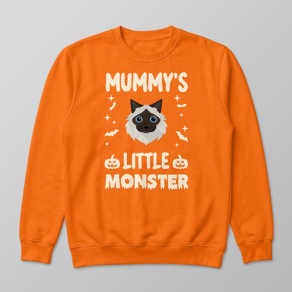 Mummy's Little Monster: Personalised {breedFullName} Sweatshirt