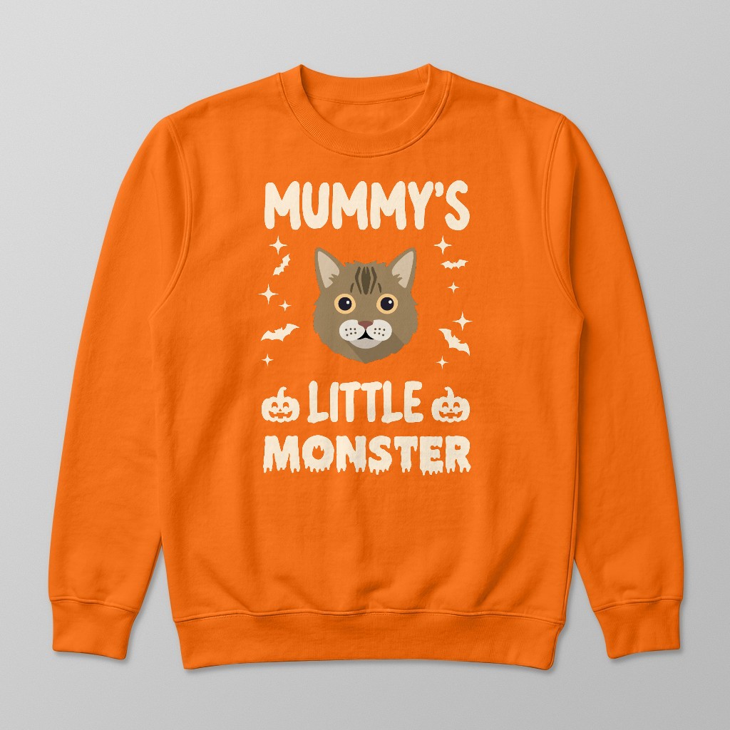 Mummy's Little Monster: Personalised {breedFullName} Sweatshirt
