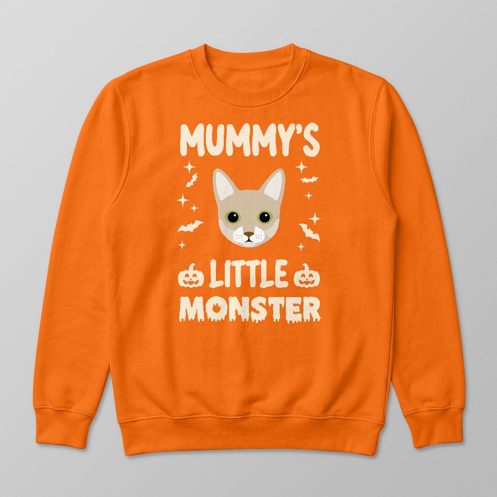 Mummy's Little Monster: Personalised {breedFullName} Sweatshirt