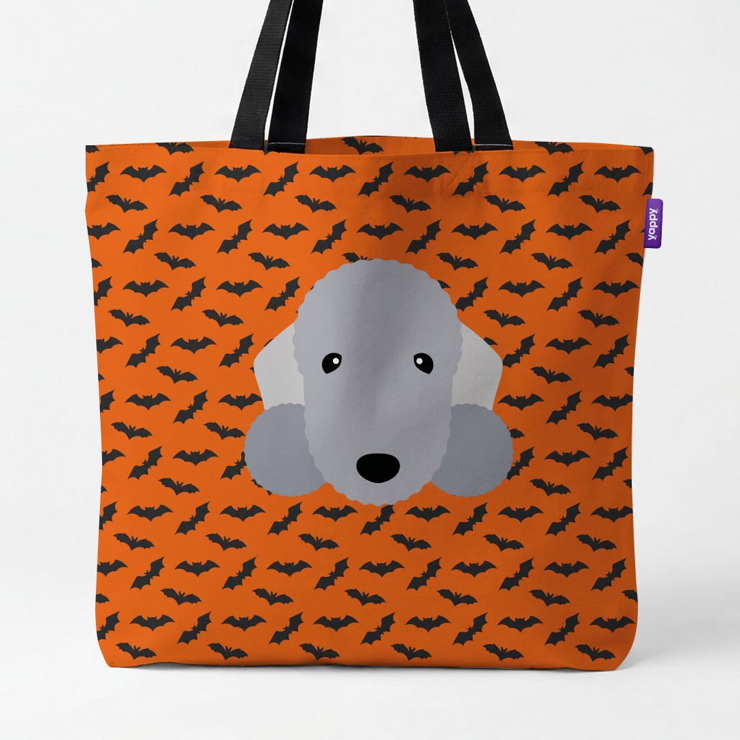 'Bat Attack' - Personalized {breedCommonName} Canvas Bag