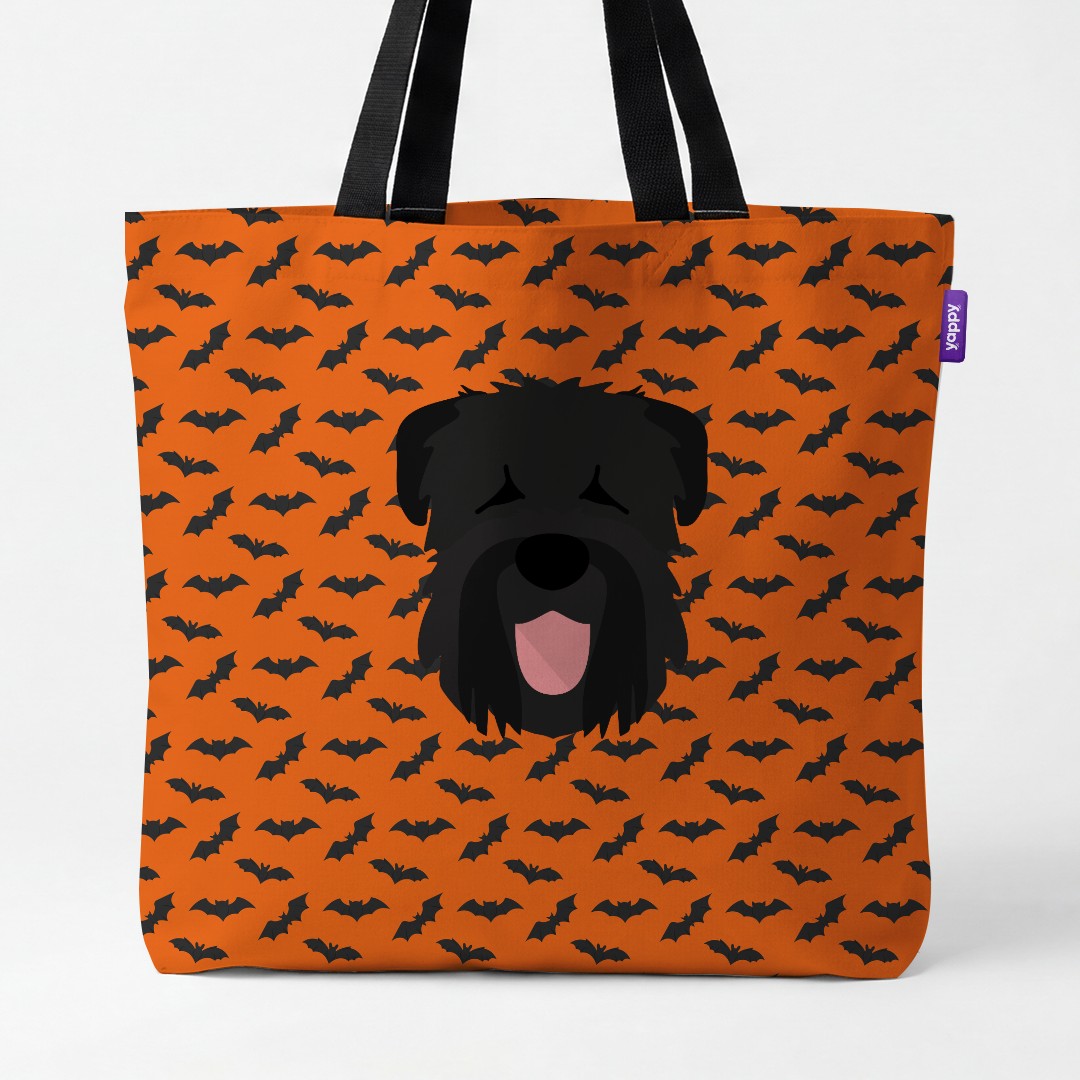 'Bat Attack' - Personalized {breedCommonName} Canvas Bag