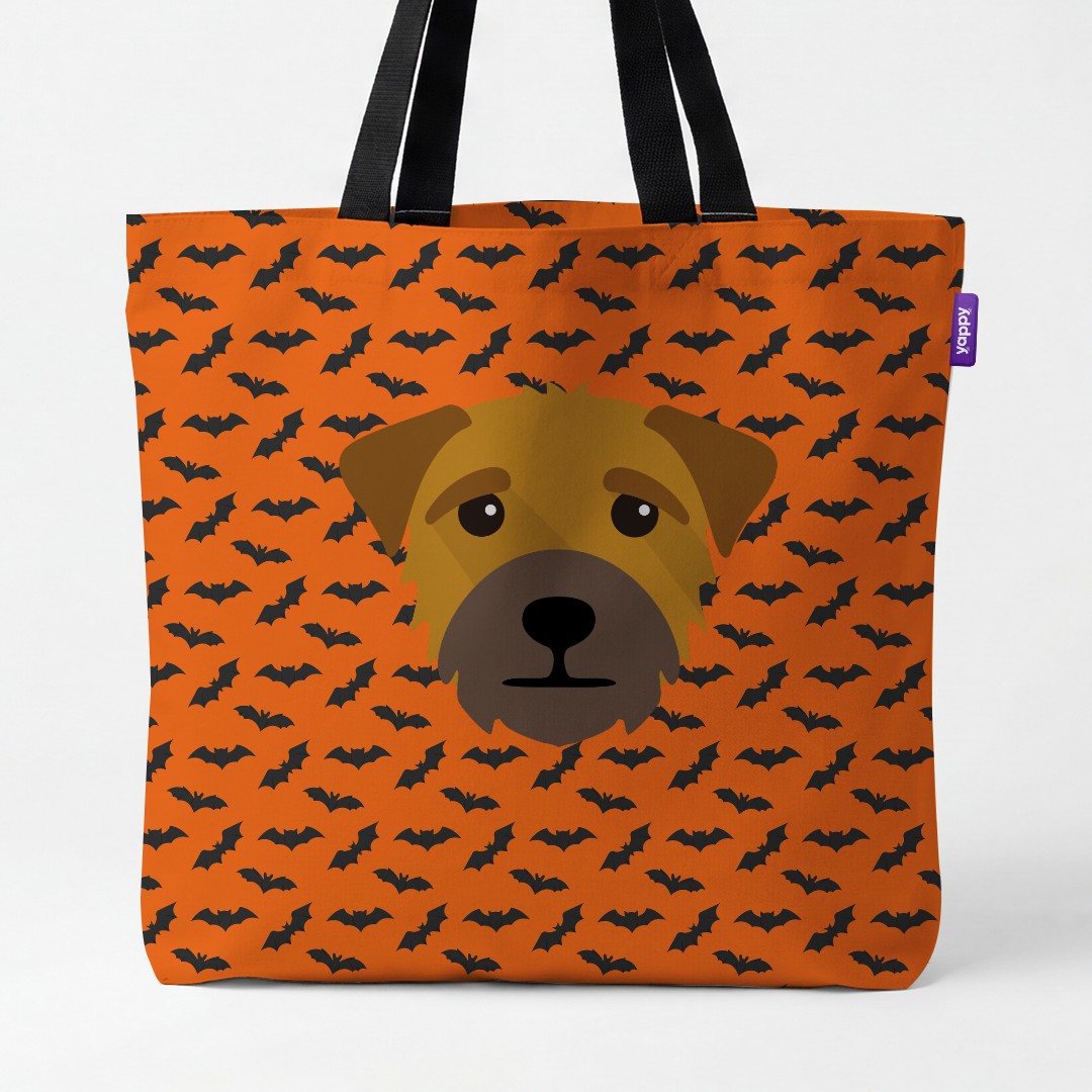 'Bat Attack' - Personalized {breedCommonName} Canvas Bag