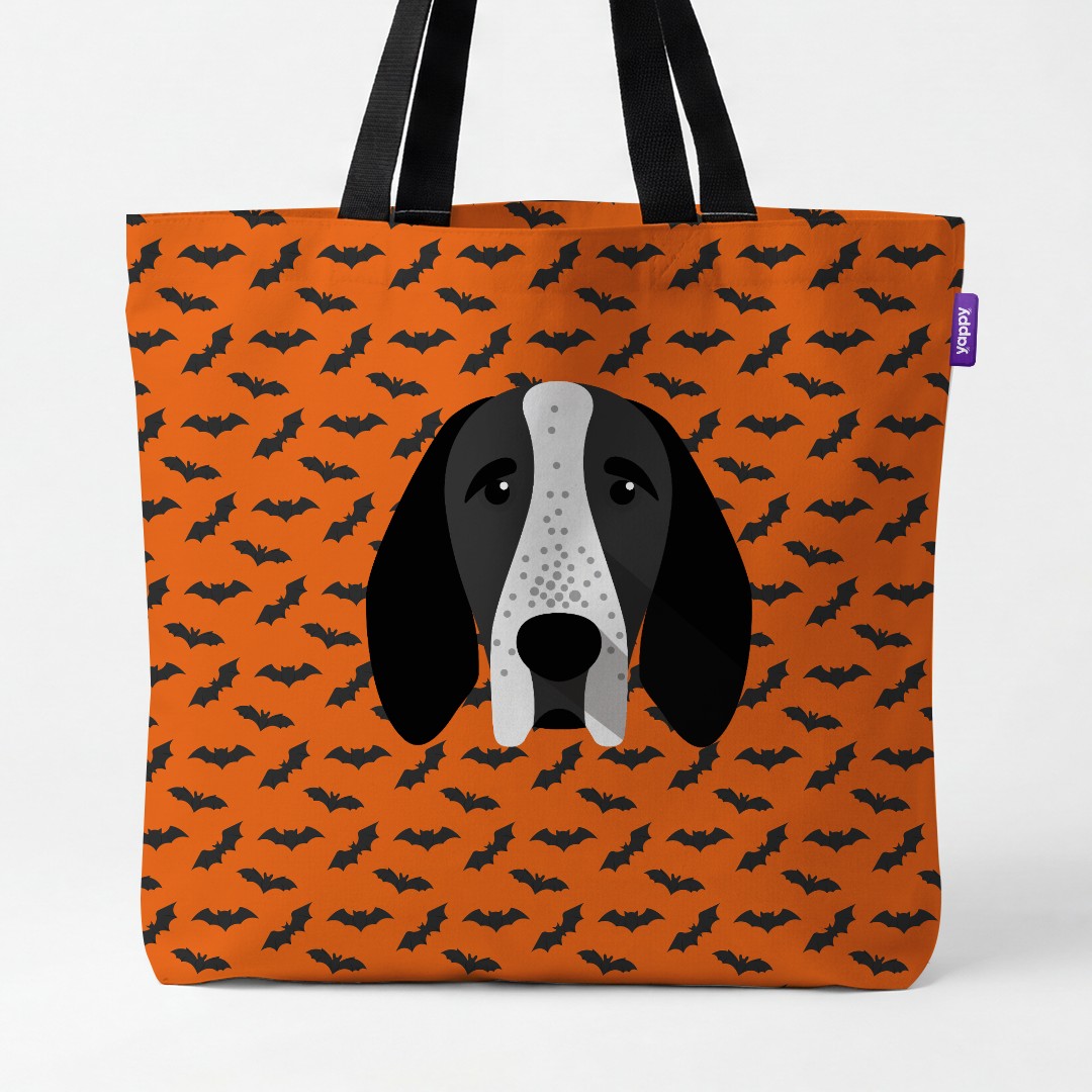'Bat Attack' - Personalized {breedCommonName} Canvas Bag