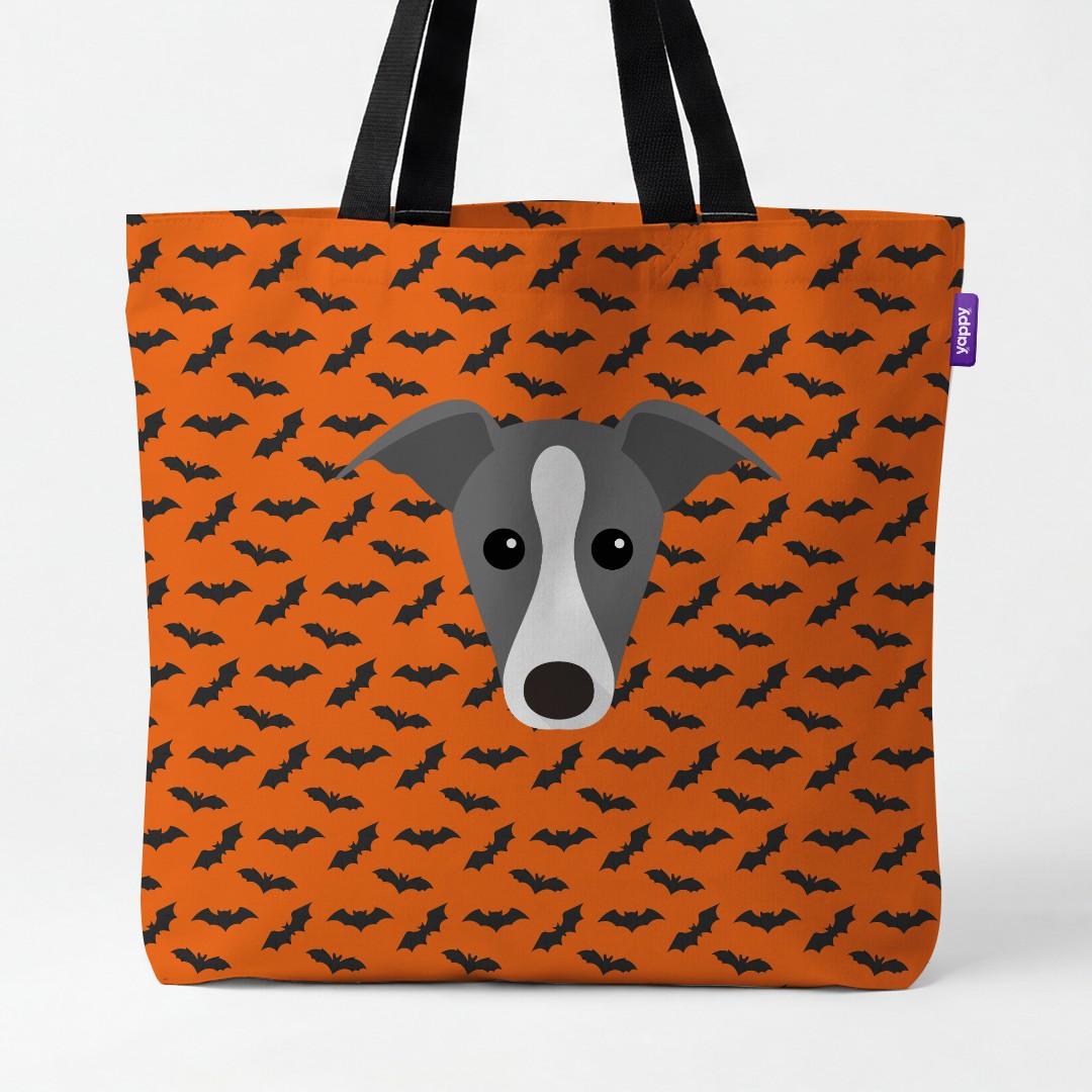 'Bat Attack' - Personalized {breedCommonName} Canvas Bag