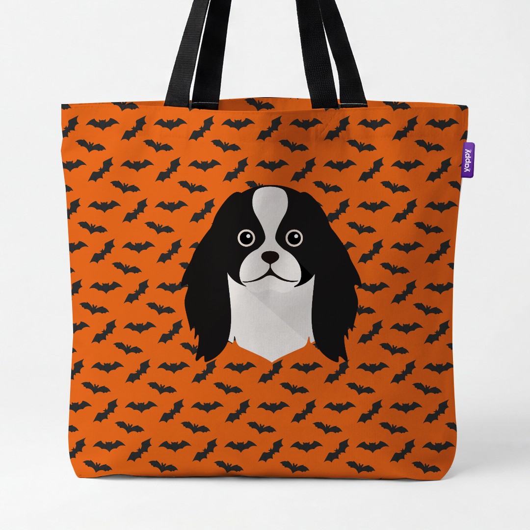 'Bat Attack' - Personalized {breedCommonName} Canvas Bag