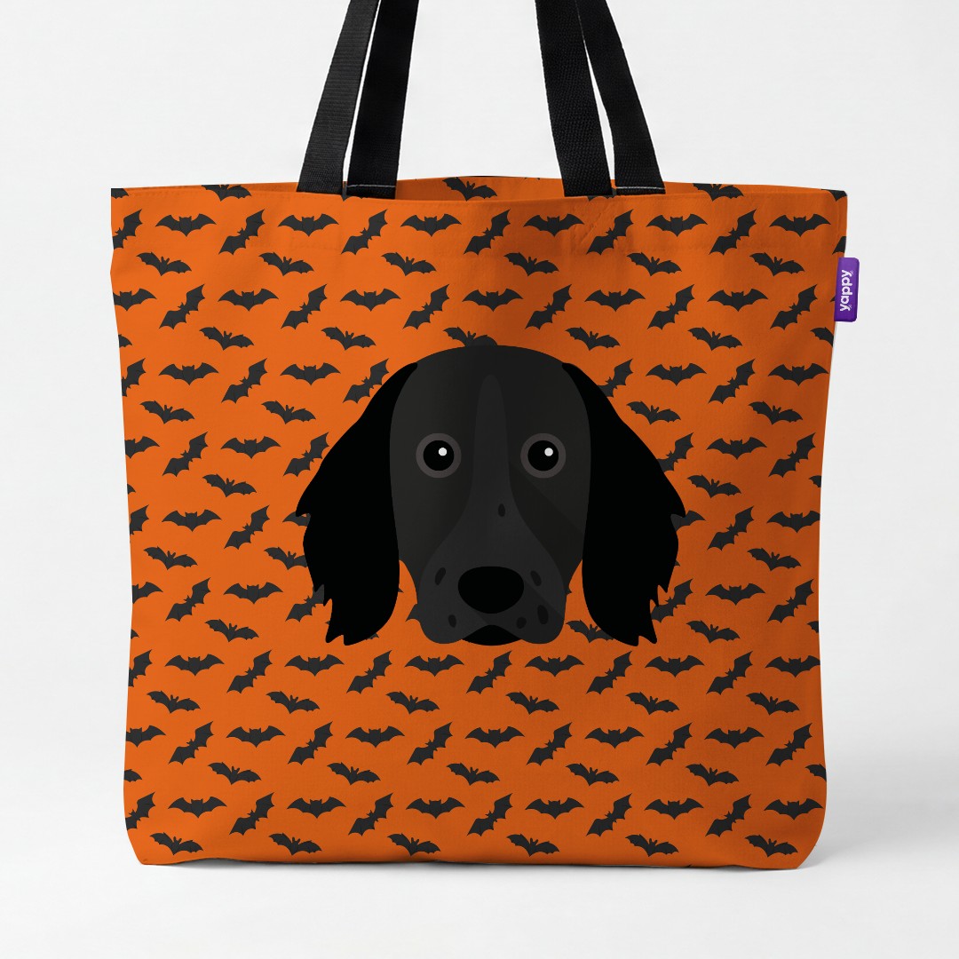 'Bat Attack' - Personalized {breedCommonName} Canvas Bag