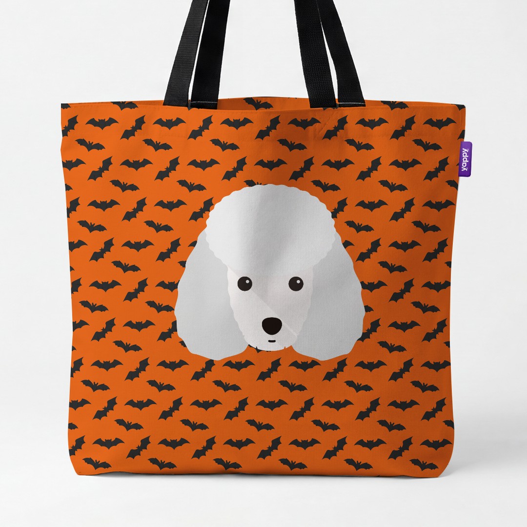 'Bat Attack' - Personalized {breedCommonName} Canvas Bag