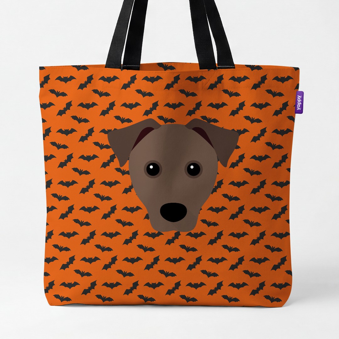 'Bat Attack' - Personalized {breedCommonName} Canvas Bag