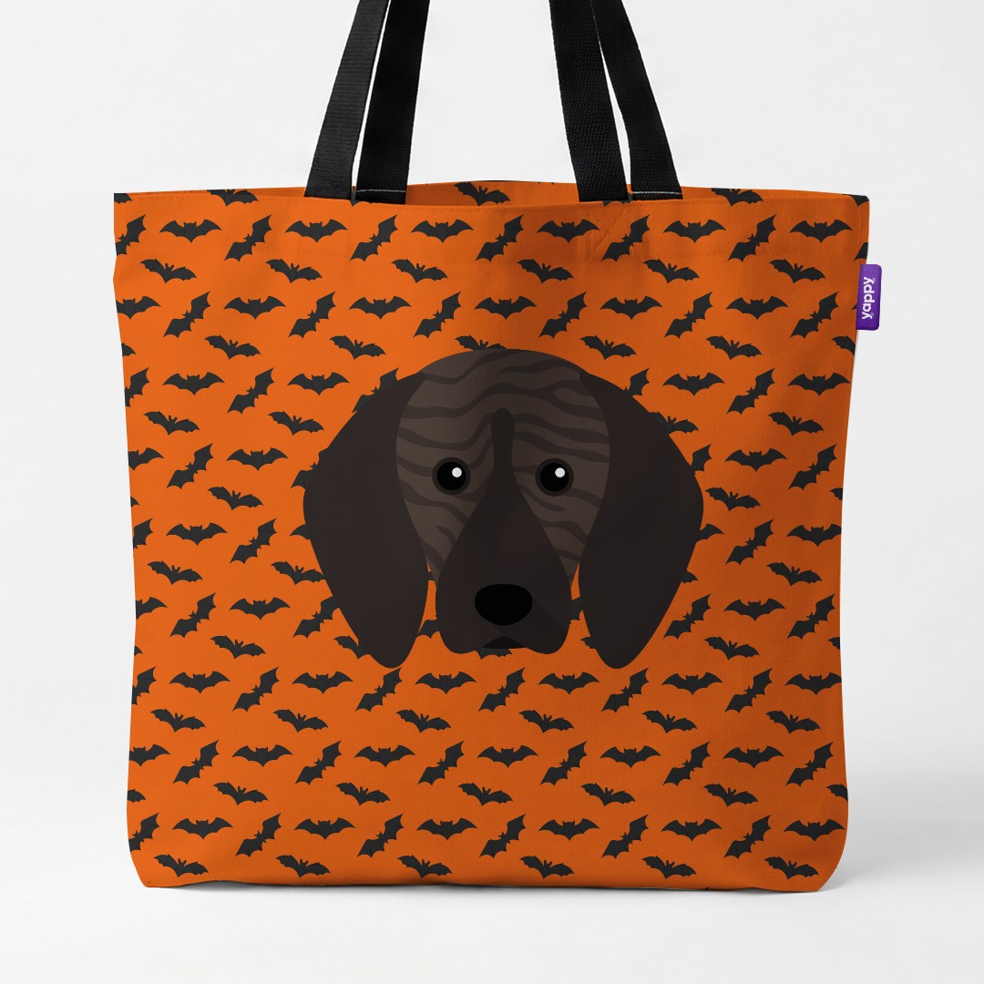 'Bat Attack' - Personalized {breedCommonName} Canvas Bag