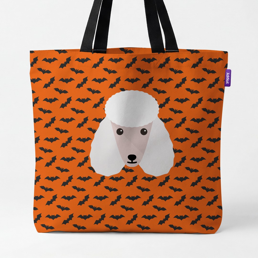 'Bat Attack' - Personalised {breedCommonName} Canvas Bag