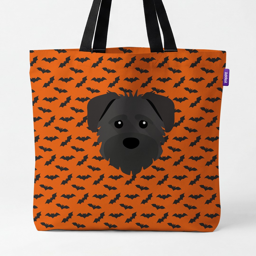 'Bat Attack' - Personalized {breedCommonName} Canvas Bag