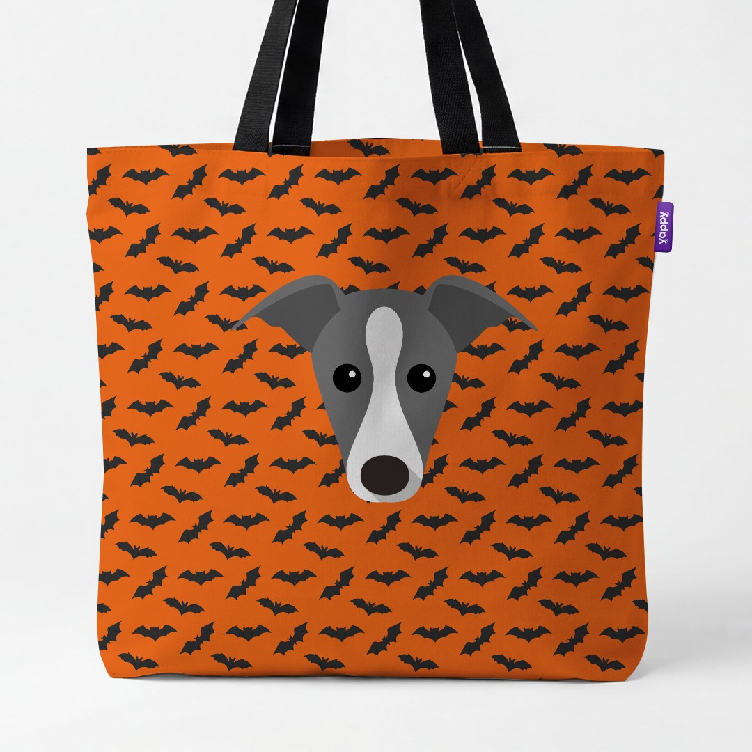 'Bat Attack' - Personalized {breedCommonName} Canvas Bag