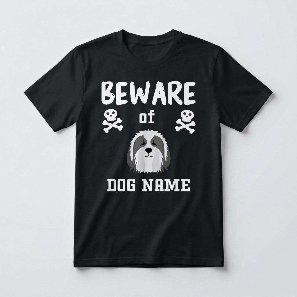 Beware of the Dog: Personalized {breedFullName} T-Shirt