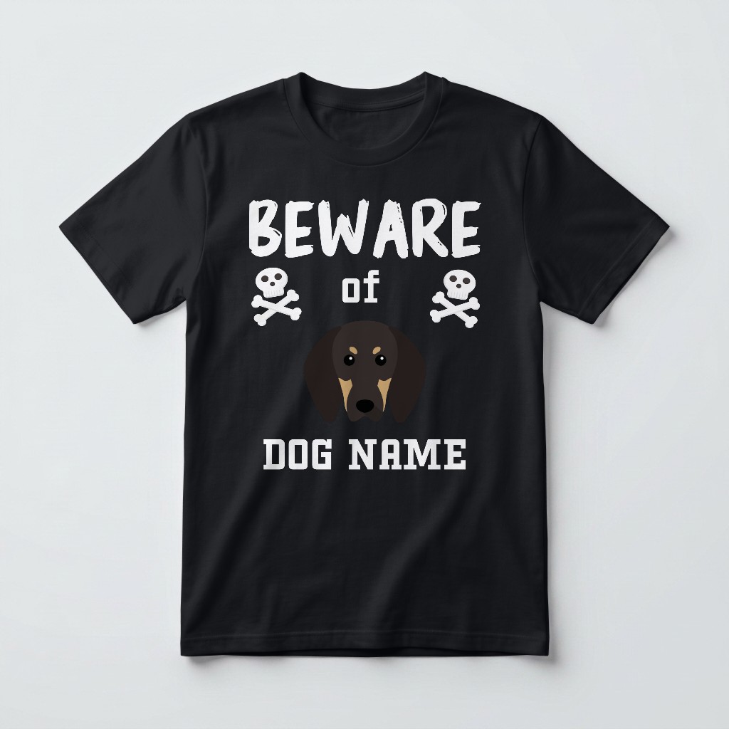 Beware of the Dog: Personalized {breedFullName} T-Shirt