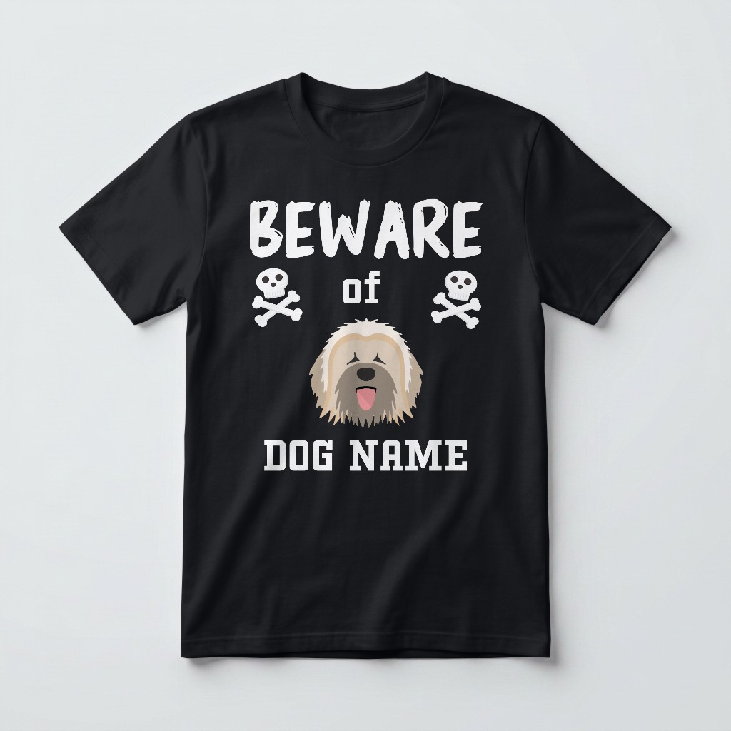 Beware of the Dog: Personalised {breedFullName} T-Shirt