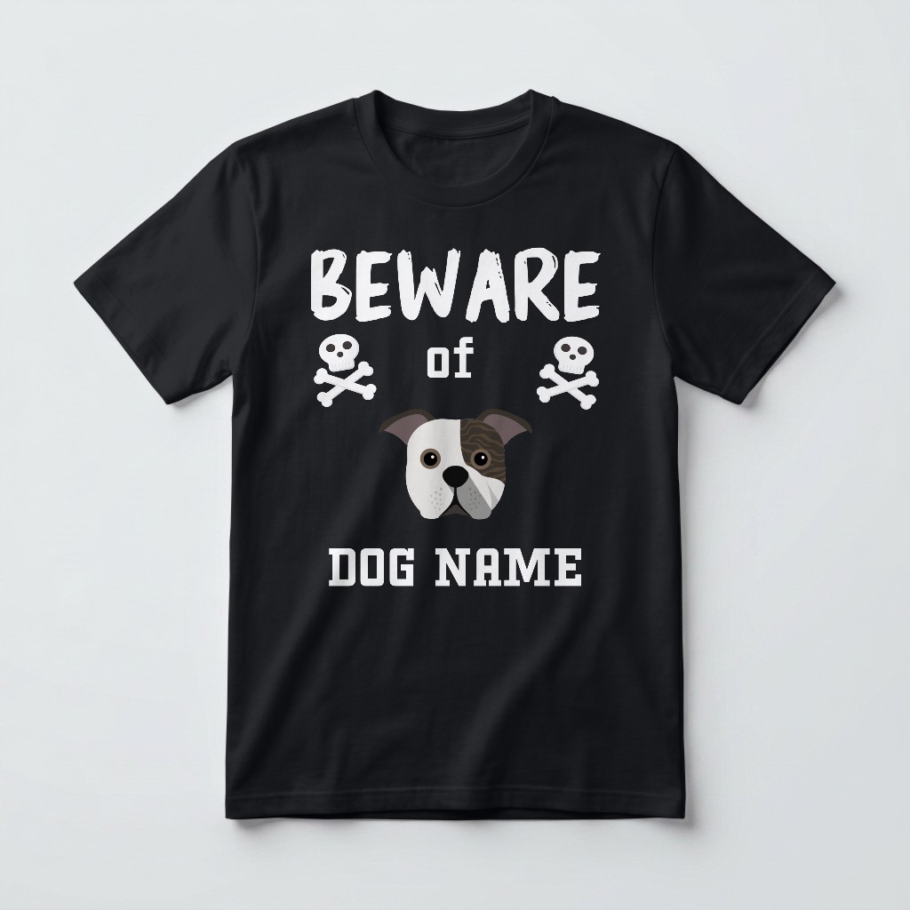 Beware of the Dog: Personalized {breedFullName} T-Shirt