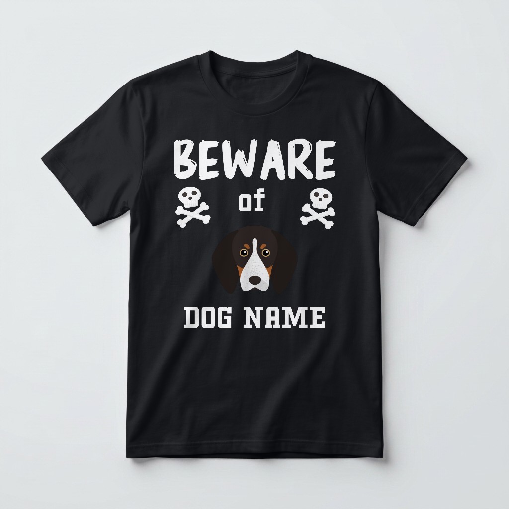 Beware of the Dog: Personalized {breedFullName} T-Shirt